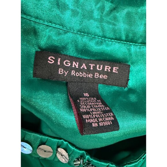 Signature Robbie Bee Baby Doll Y2K Silk Maxi Dress Whimsigoth RenFest Fairy 16 - Picture 4 of 12